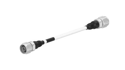 Standard Plenum Jumper,  ø6.2 mm, 6 GHz, N (male), N (male), 50 Ohm