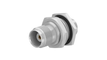 COAXIAL CONNECTOR, TNC, 50 Ohm, Straight bulkhead cable jack (female)
