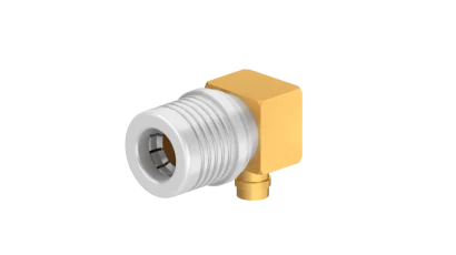 COAXIAL CONNECTOR, QMA, 50 Ohm, Right angle cable plug (male)