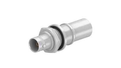 COAXIAL CONNECTOR, BNC, 75 Ohm, Straight bulkhead cable jack (female)