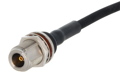 COAXIAL CONNECTOR, N, 50 Ohm, Straight bulkhead cable jack (female), High salt mist resistant (SS316L)