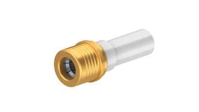 COAXIAL CONNECTOR, QMA, 50 Ohm, Straight cable plug (male)