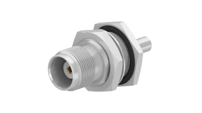 COAXIAL CONNECTOR, TNC, 50 Ohm, Straight bulkhead cable feed through