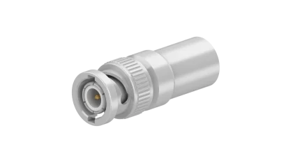 COAXIAL CONNECTOR, BNC, 50 Ohm, Straight cable plug (male)