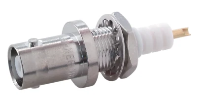 COAXIAL CONNECTOR, H4, 50 Ohm, Straight bulkhead receptacle, jack (female)