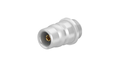 COAXIAL CONNECTOR, QN, 50 Ohm, Straight bulkhead receptacle, jack (female)