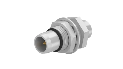 COAXIAL CONNECTOR, BMA, 50 Ohm, Straight bulkhead cable plug (male)