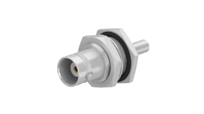 COAXIAL CONNECTOR, BNC, 50 Ohm, Straight bulkhead cable jack (female)