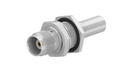 COAXIAL CONNECTOR, TNC, 50 Ohm, Straight bulkhead cable jack (female)