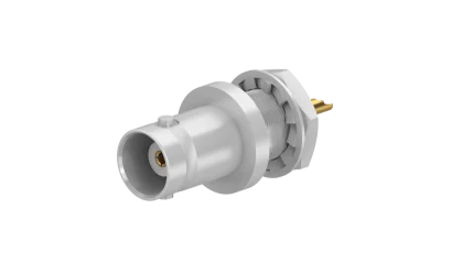COAXIAL CONNECTOR, BNC, 50 Ohm, Straight bulkhead receptacle, jack (female)