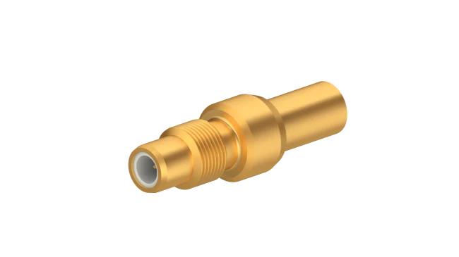 COAXIAL CONNECTOR, SMC, 50 Ohm, Straight cable - HUBER+SUHNER