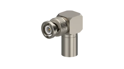 COAXIAL CONNECTOR, BNC, 50 Ohm, Right angle cable plug (male)