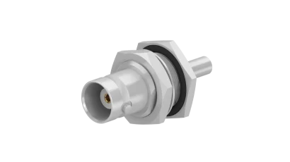 COAXIAL CONNECTOR, BNC, 50 Ohm, Straight bulkhead cable jack (female)