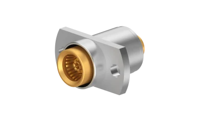 COAXIAL CONNECTOR, BMA, 50 Ohm, Straight panel cable jack (female), flange mount