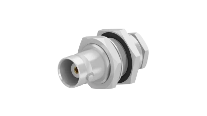 COAXIAL CONNECTOR, BNC, 50 Ohm, Straight bulkhead cable jack (female)