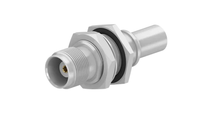 COAXIAL CONNECTOR, TNC, 50 Ohm, Straight bulkhead cable jack (female)