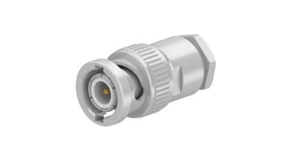 COAXIAL CONNECTOR, BNC, 50 Ohm, Straight cable plug (male)
