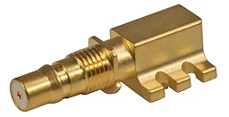 COAXIAL CONNECTOR, QMA, 50 Ohm, Right angle PCB jack (female)