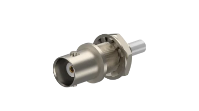 COAXIAL CONNECTOR, BNC, 50 Ohm, Straight bulkhead cable jack (female)