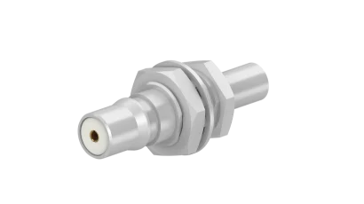 COAXIAL CONNECTOR, QMA, 50 Ohm, Straight bulkhead cable jack (female)