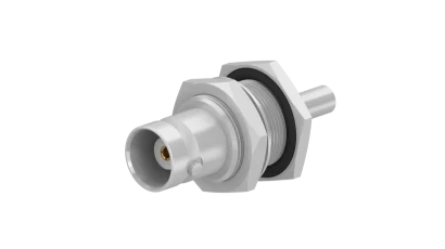 COAXIAL CONNECTOR, BNC, 50 Ohm, Straight bulkhead cable jack (female)