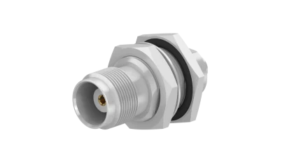 COAXIAL CONNECTOR, TNC, 50 Ohm, Straight bulkhead cable jack (female)