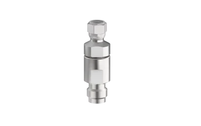 COAXIAL ADAPTER, PC 1 - PC 1.85, 50 Ohm, plug / jack (male / female)