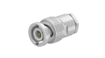 COAXIAL CONNECTOR, BNC, 75 Ohm, Straight cable plug (male)