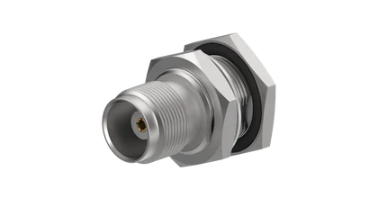 COAXIAL CONNECTOR, TNC, 50 Ohm, Straight bulkhead cable jack (female)
