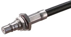COAXIAL CONNECTOR, QMA, 50 Ohm, Straight bulkhead cable jack (female) feed through