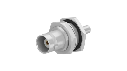 COAXIAL CONNECTOR, BNC, 50 Ohm, Straight bulkhead cable jack (female)