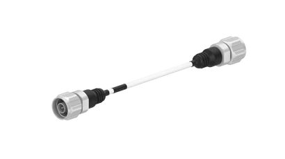 Standard Plenum Jumper,  ø4.1 mm, 6 GHz, N (male), N (male), 50 Ohm