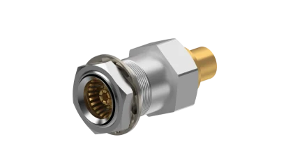 COAXIAL CONNECTOR, BMA, 50 Ohm, Straight bulkhead cable jack (female)
