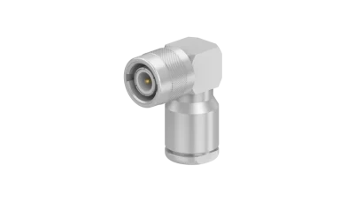 COAXIAL CONNECTOR, C, 50 Ohm, Right angle cable plug (male)