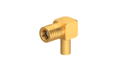 COAXIAL CONNECTOR, SMB, 50 Ohm, Right angle cable plug (male)