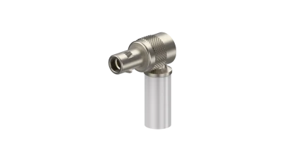COAXIAL CONNECTOR, QLA-01, 50 Ohm, Right angle cable plug (male)