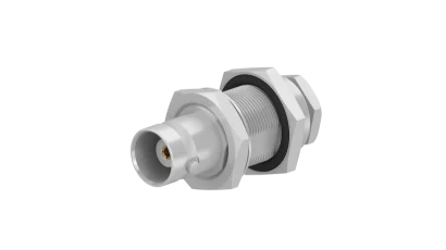 COAXIAL CONNECTOR, BNC, 50 Ohm, Straight bulkhead cable jack (female)