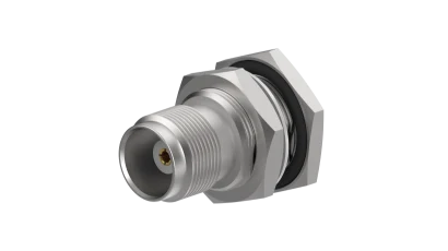COAXIAL CONNECTOR, TNC, 50 Ohm, Straight bulkhead cable jack (female)