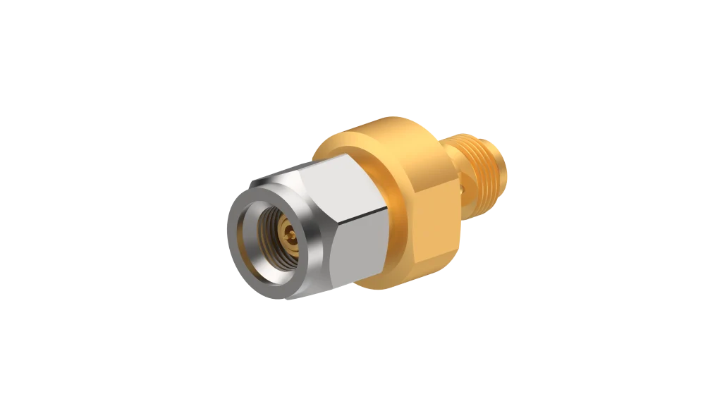 COAXIAL ADAPTER, PC 1, 50 Ohm, plug / jack (male / female)
