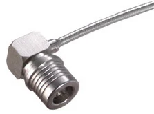 COAXIAL CONNECTOR, QMA, 50 Ohm, Right angle cable plug (male)