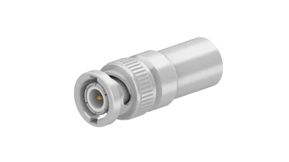 COAXIAL CONNECTOR, BNC, 50 Ohm, Straight cable plug (male)
