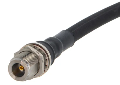 COAXIAL CONNECTOR, N, 50 Ohm, Straight bulkhead cable jack (female), High salt mist resistant (SS316L)