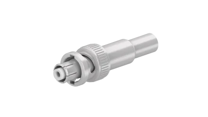 COAXIAL CONNECTOR, SHV, 50 Ohm, Straight cable plug (male)