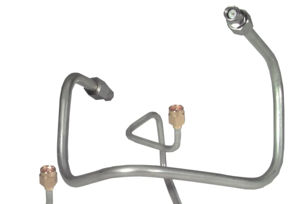 Semi-rigid cable assemblies for high RF shielding