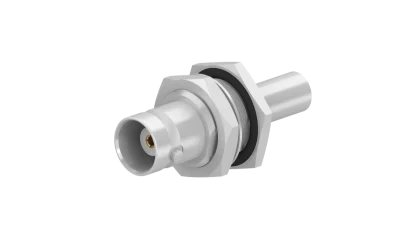 COAXIAL CONNECTOR, BNC, 50 Ohm, Straight bulkhead cable jack (female)