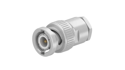 COAXIAL CONNECTOR, BNC, 50 Ohm, Straight cable plug (male)