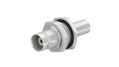 COAXIAL CONNECTOR, BNC, 50 Ohm, Straight bulkhead cable jack (female)