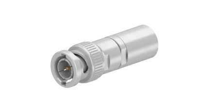 COAXIAL CONNECTOR, BNC, 75 Ohm, Straight cable plug (male)