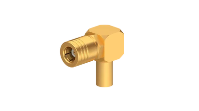 COAXIAL CONNECTOR, SMB, 50 Ohm, Right angle cable plug (male)
