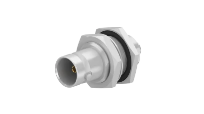 COAXIAL CONNECTOR, BNC, 75 Ohm, Straight bulkhead cable jack (female)